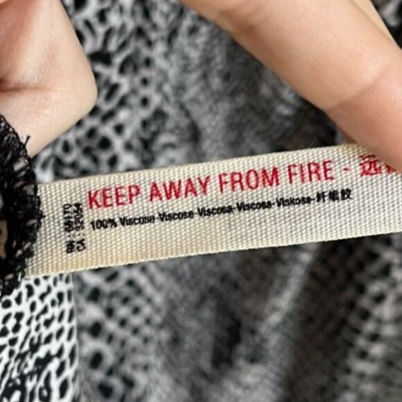 Free People Wild Child Mini Dress in Snake Print Size SMALL - Picture 5 of 7